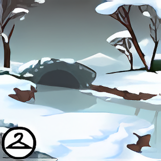 Gloomy Winter Day Background