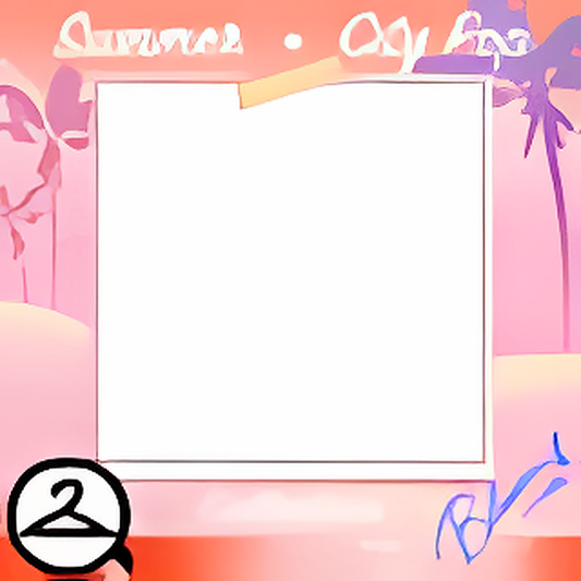 City Pop Album Cover Frame