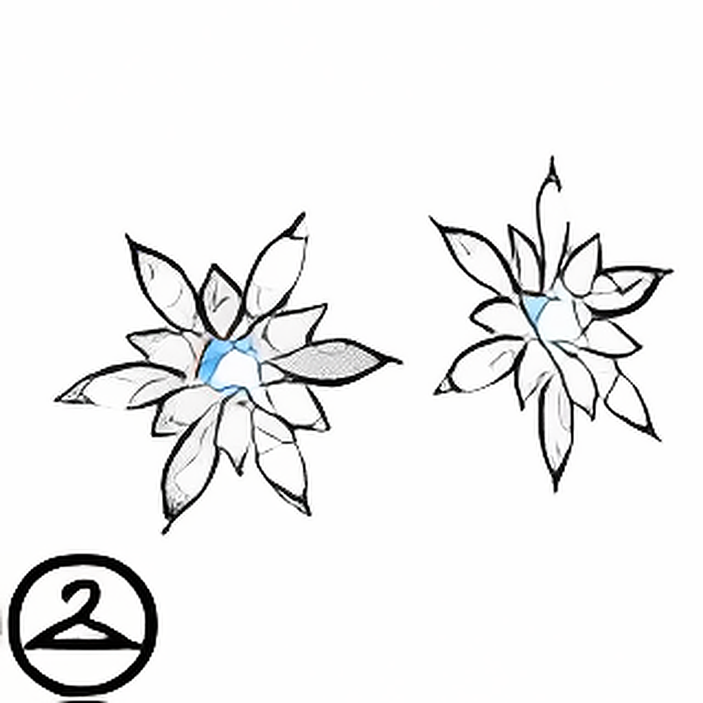 Glistening Snowflake Earrings