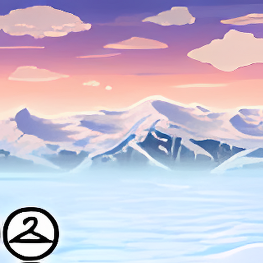 Snowy Mountaintop Background