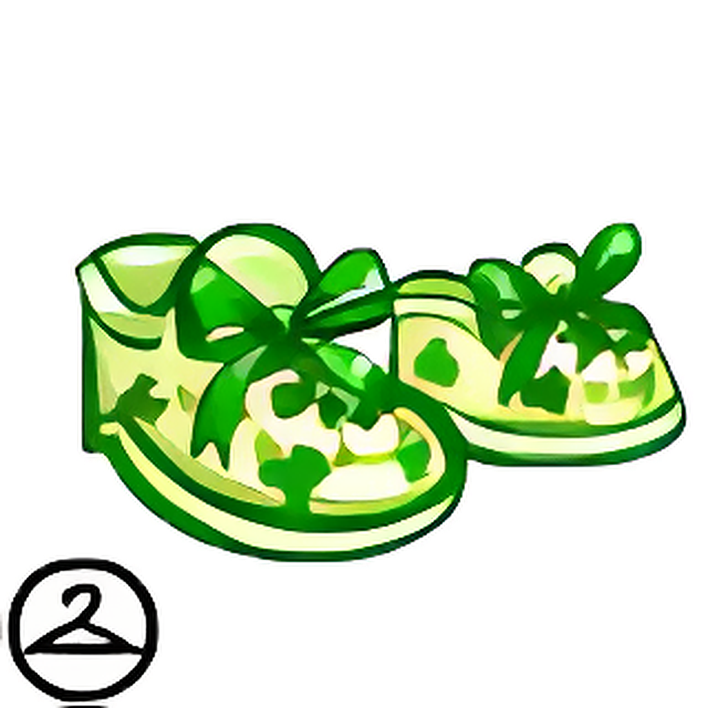 Clover Covered Shoes