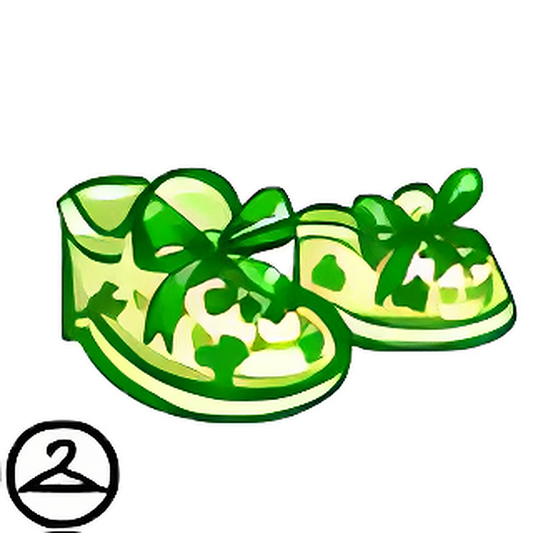 Clover Covered Shoes