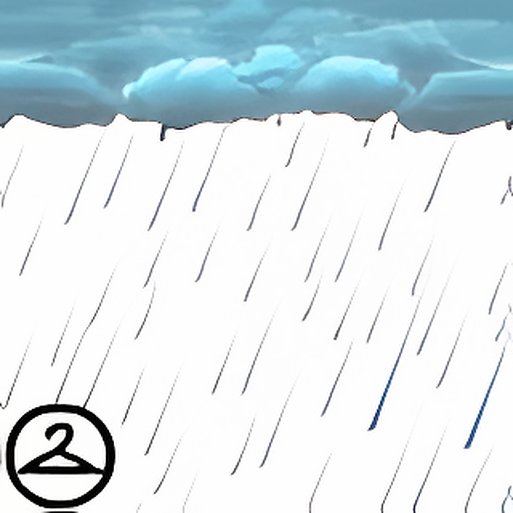 Ombre Storm Clouds with Rain