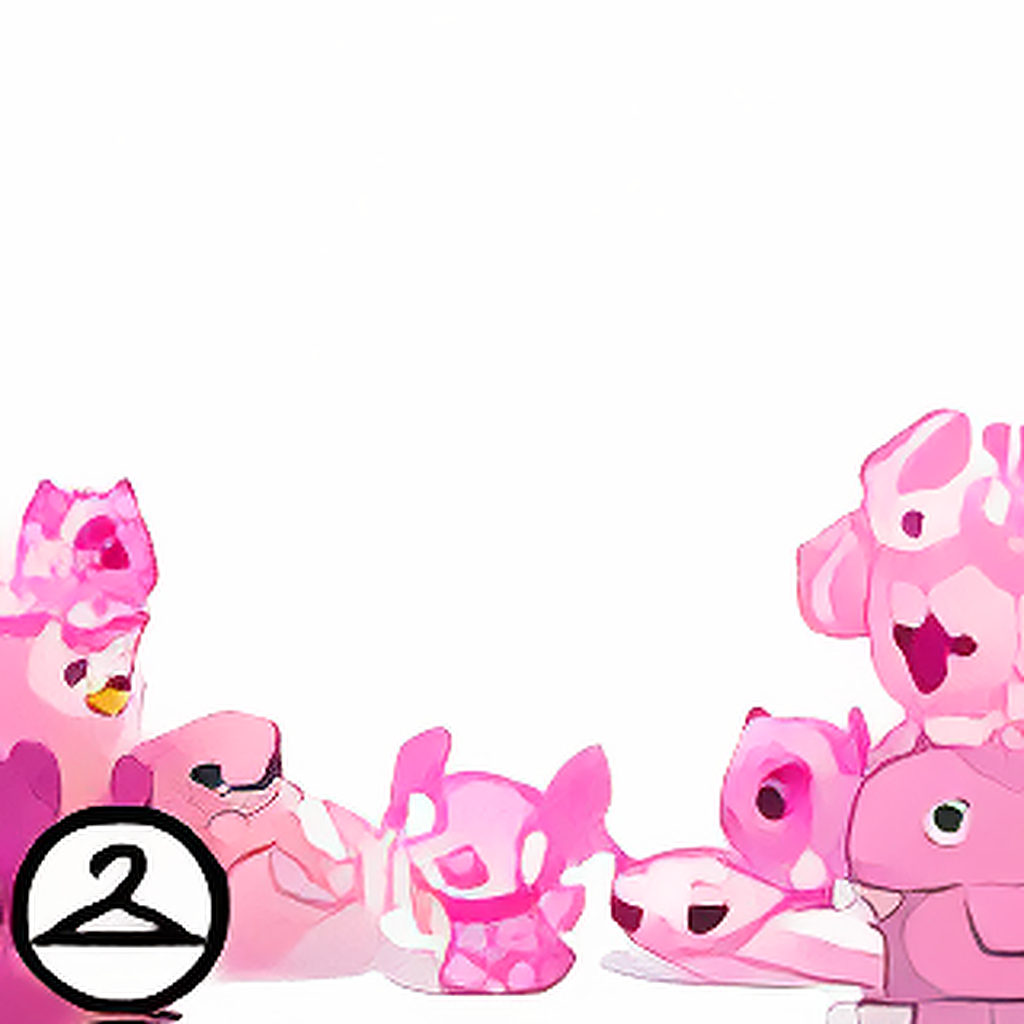 Pretty in Pink Petpet Plushies