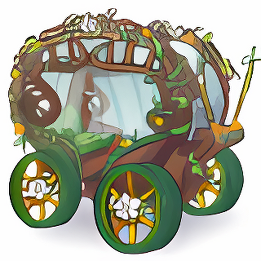 Floral Net Carriage
