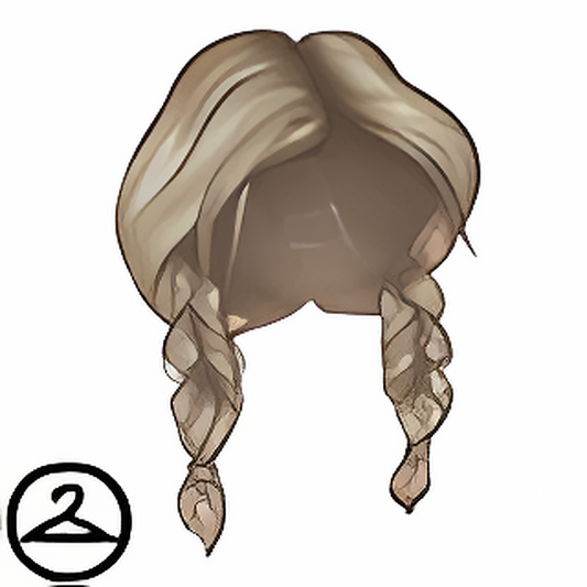 Dyeworks Blonde: Fishtail Braided Pigtail Wig