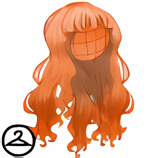 Dyeworks Ginger: Mutant Pastel Ombre Long Wavy Wig