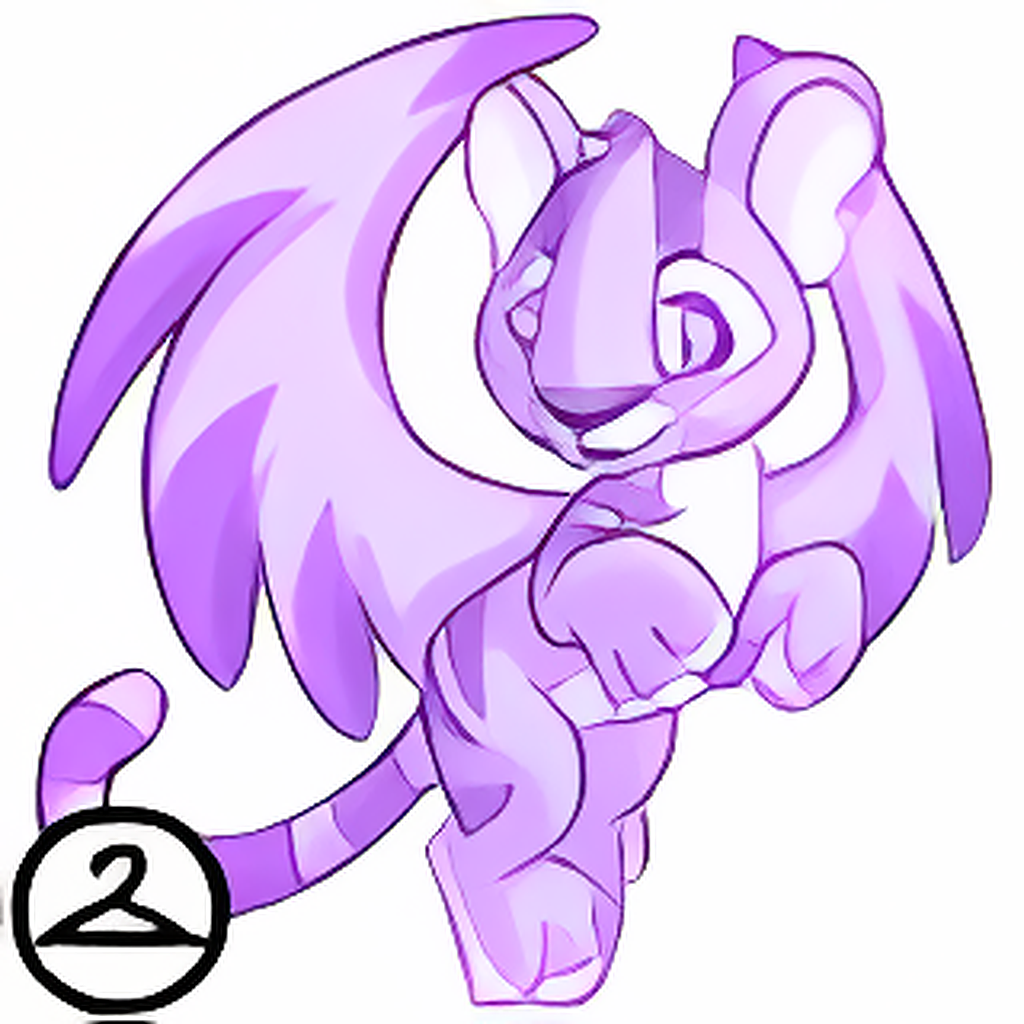 Prismatic Purple: Nostalgic Faerie Kougra