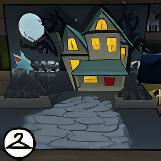 Pop-Up Halloween Card Background