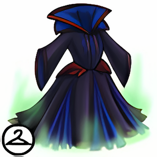 Dyeworks Blue: Dark Magic Dress