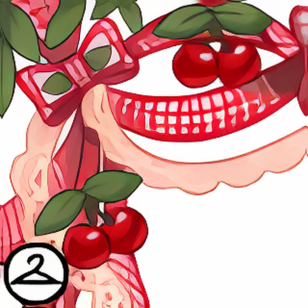 Cherry Cutie Gingham Ribbon Garland