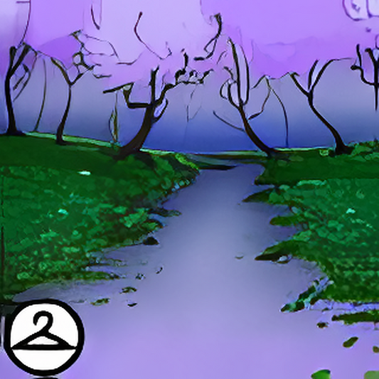 Dyeworks Lavender: Rainy Spring Day Background