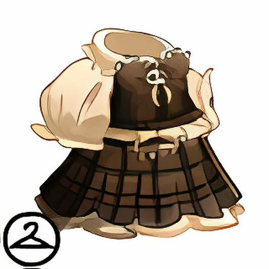 Dyeworks Brown: Mutant Dark Academic School Outfit