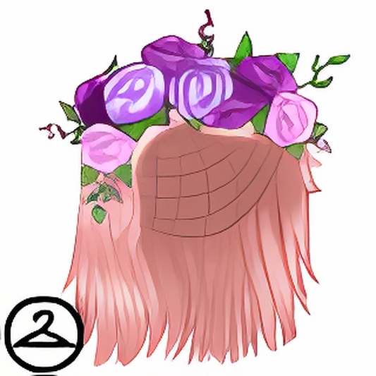 Spring Flower Crown Wig