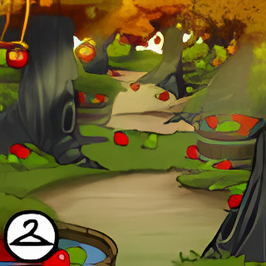 Apple Adventure Orchard Background
