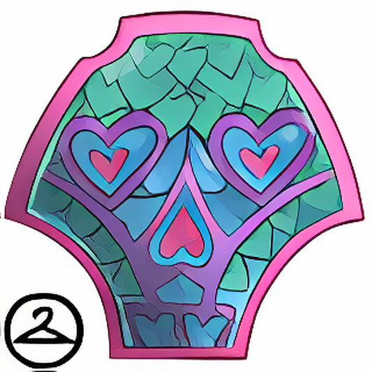 Skull of Hearts Shield