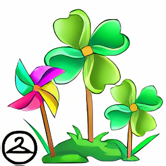 Clover Pinwheel Foreground