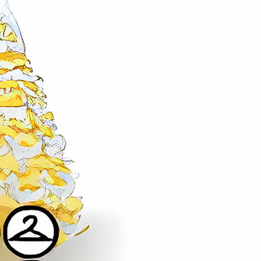 Dyeworks Gold: White Christmas Side Tree