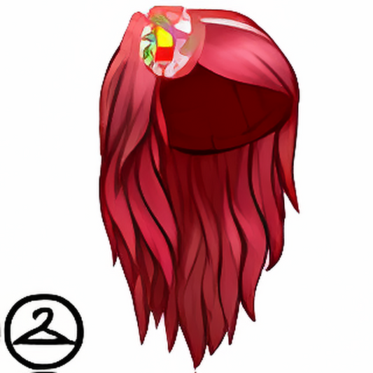 Dyeworks Red: Mutant Negg Flower Wig