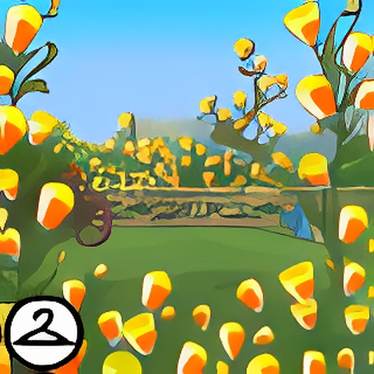 Dazzling Candy Corn Field Background