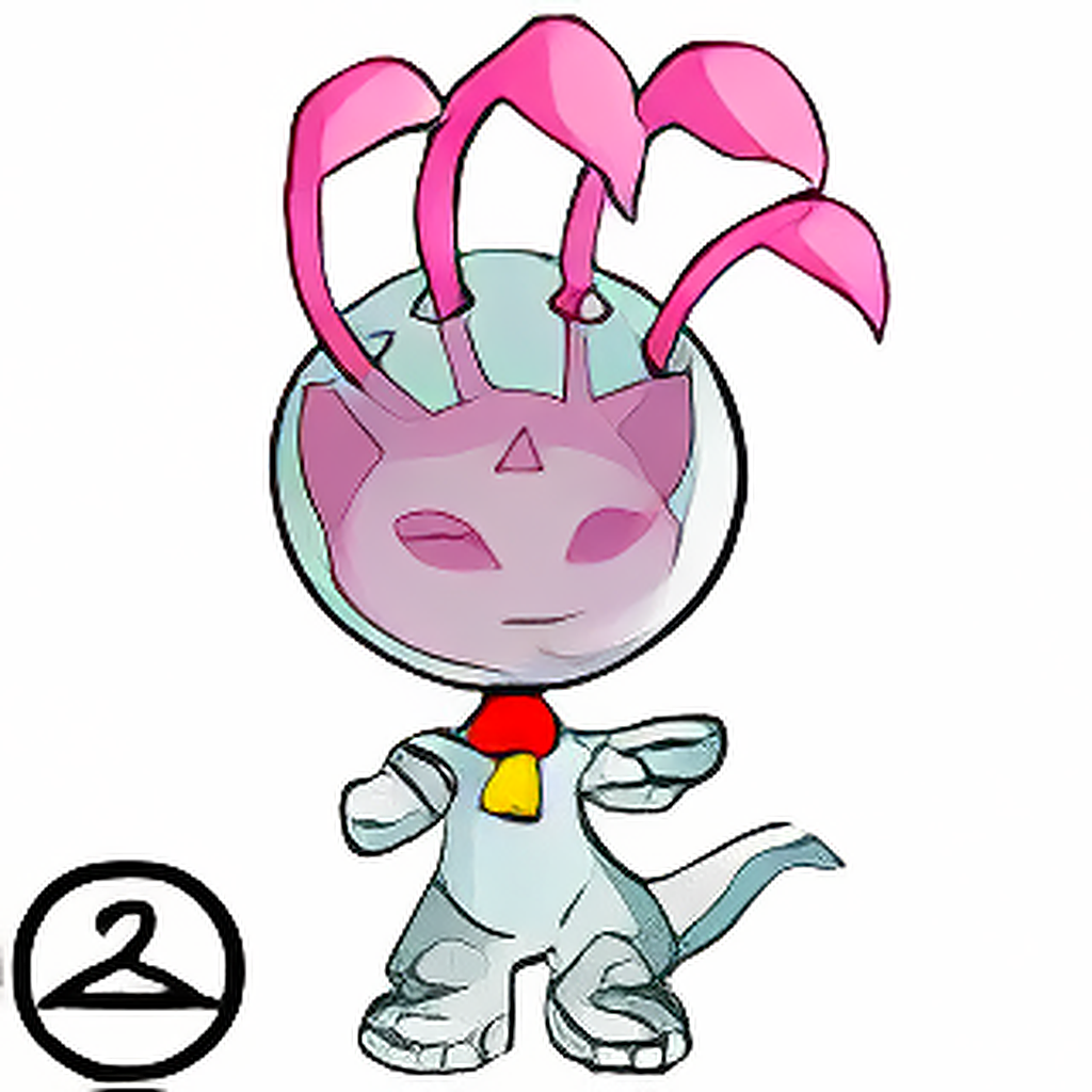 Prismatic Pink: Nostalgic Alien Aisha