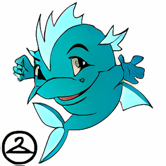 Super Nostalgic Blue Koi