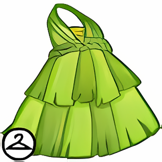 Charming Corn Husk Dress