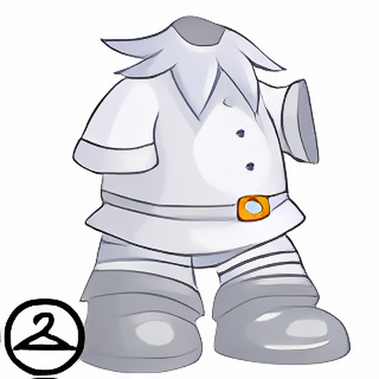 Dyeworks White: Baby Blue Elf Outfit