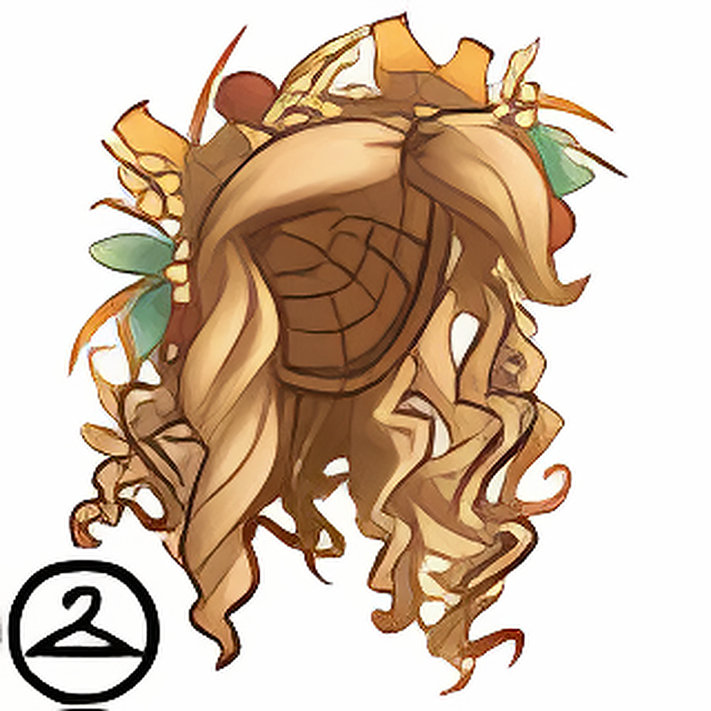 Wheat Wreath Wig