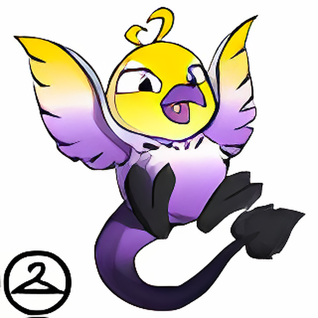 Prismatic Nonbinary: Adoring Rainbow Pteri