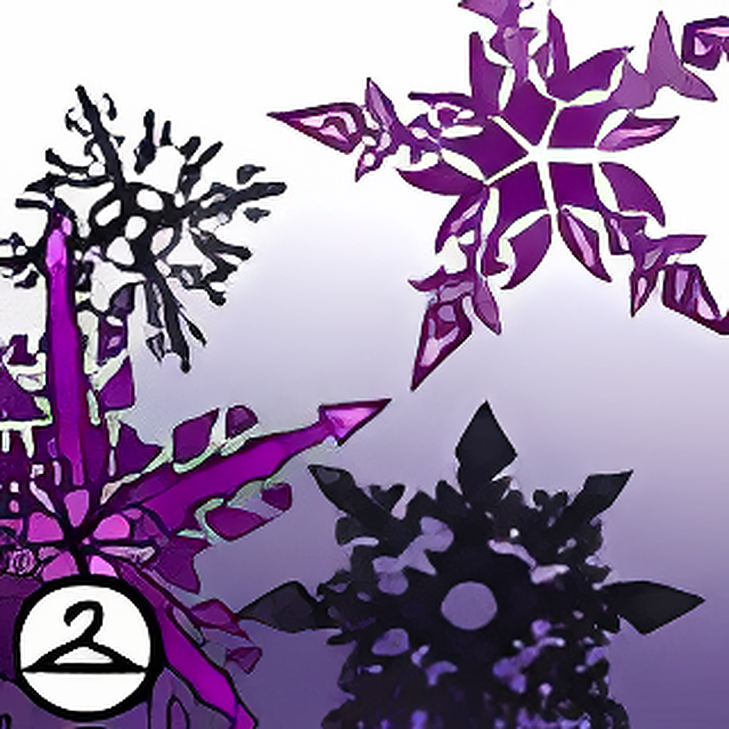 Gothic Snowflake Shower