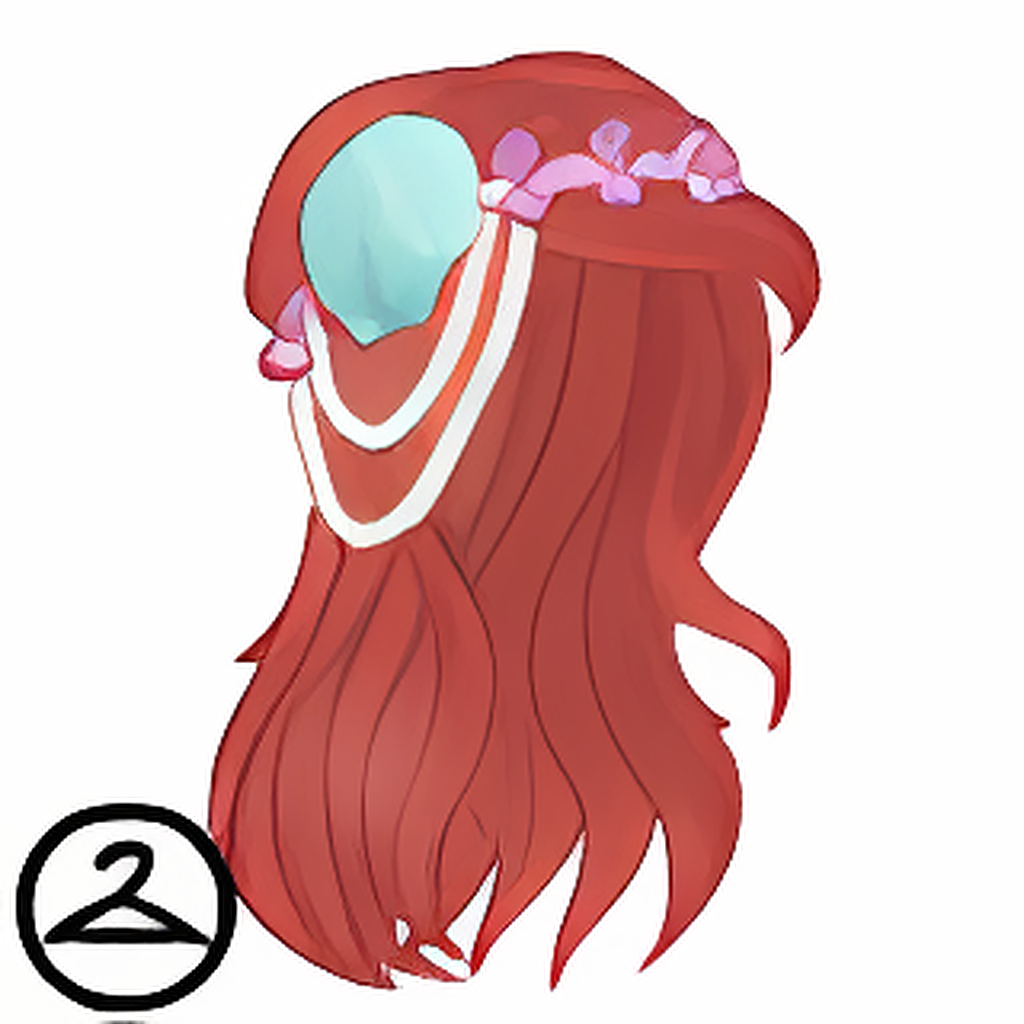 Dyeworks Red: Water Faerie Wig