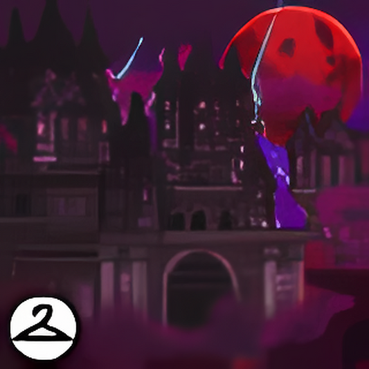 Nightmare Cloud Castle Background
