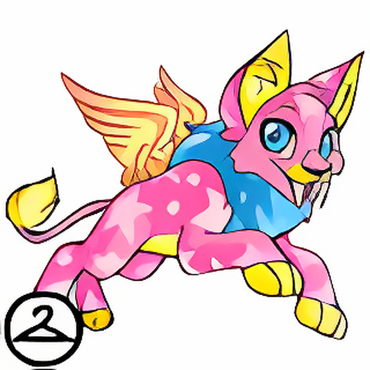 Prismatic Pink: Celebratory Anniversary Varwolf