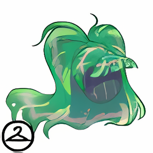 Dyeworks Green: Maraquan Magical Hair Usuki Wig