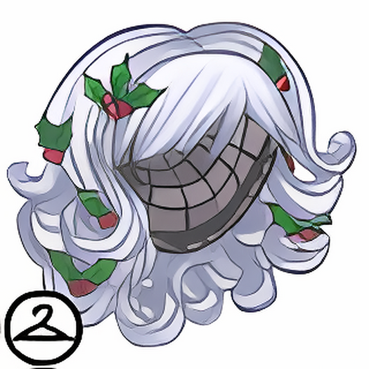 Gothic White Holly Wig